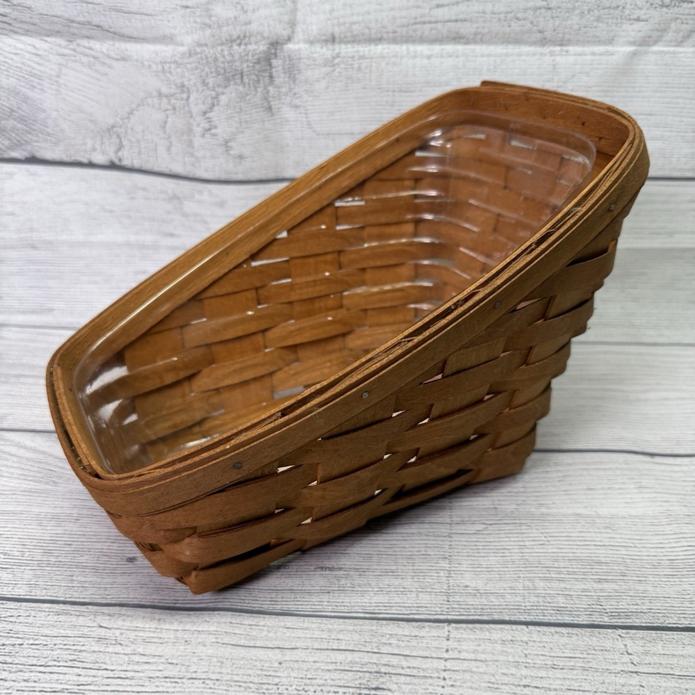 Longaberger 1994 Small Vegetable Basket - Basket and Protector - Picture 3 of 12